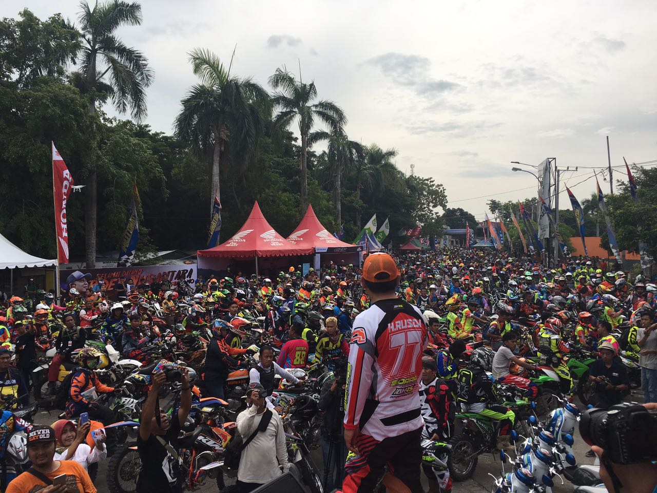 Banjir Peserta, Trail Adventure di Sidrap Pecahkan Rekor