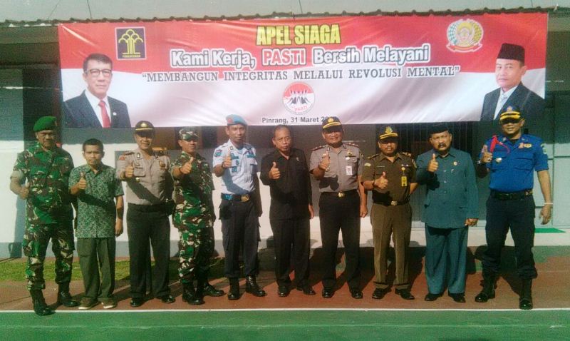 Apel Siaga, Rutan Pinrang Jaga Kinerja dan Pelayanan