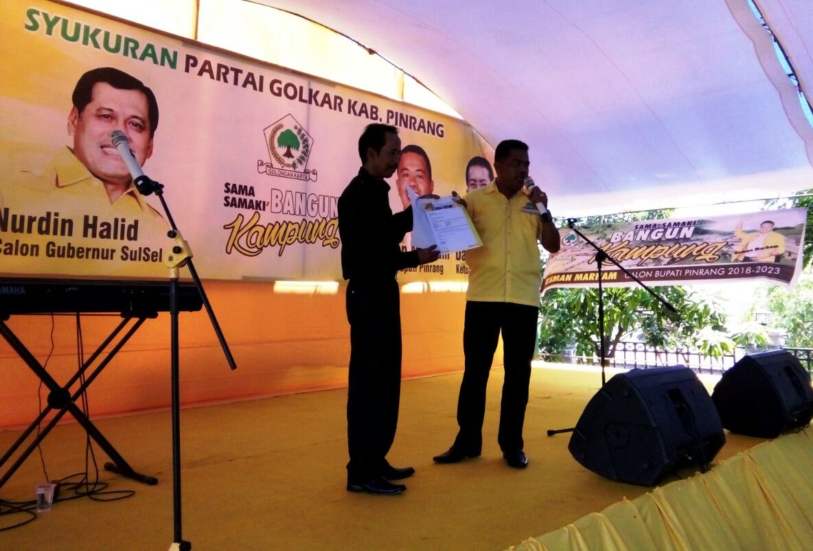 Pilkada Pinrang; Usman Marham Bentuk Tim Pemenangan Hingga Pelosok
