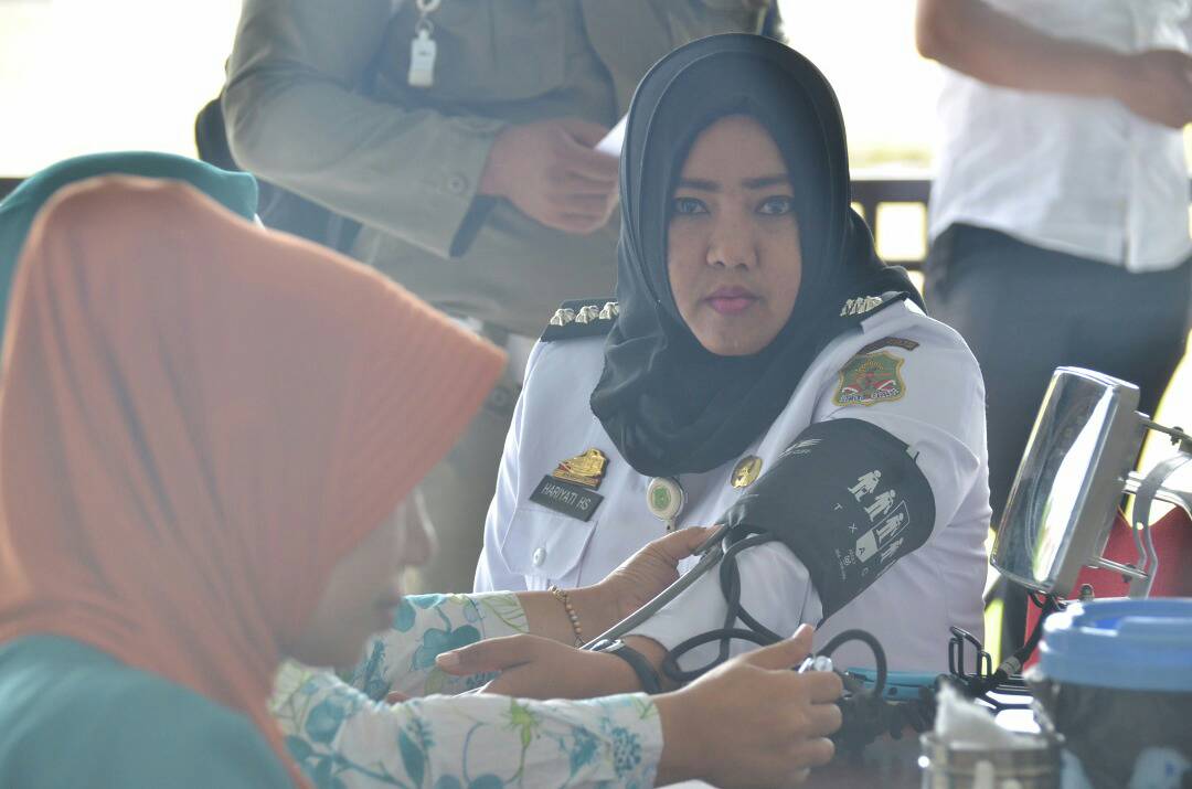 PMI dan UTD RS Nene Mallomo Kumpulkan 75 Kantong Darah