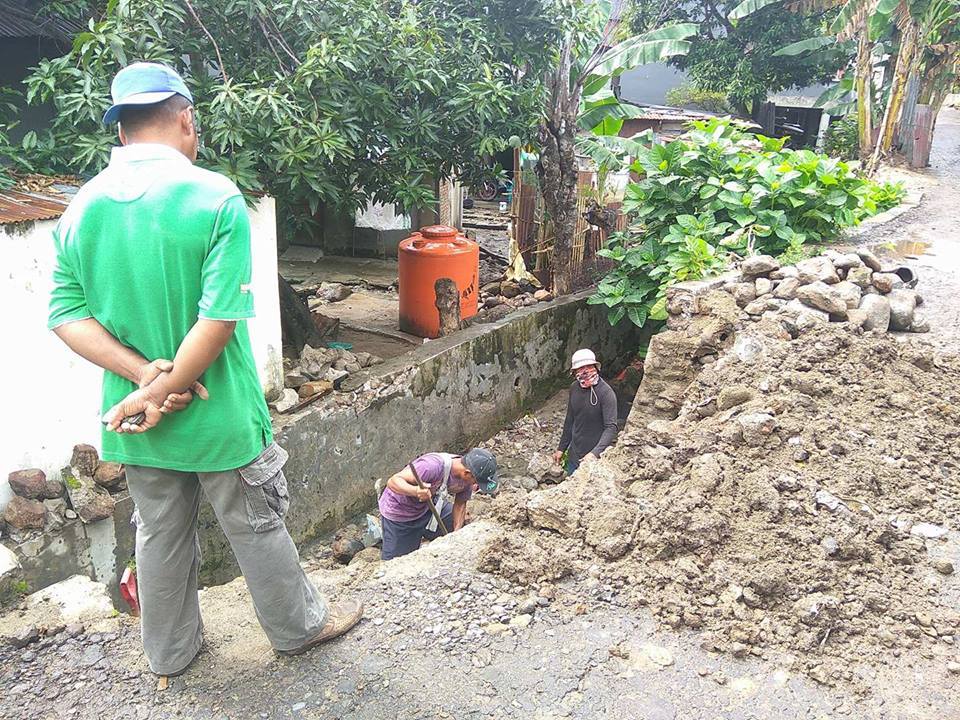 Warga Berterima Kasih, Lorong yang Amblas Akhirnya Diperbaiki