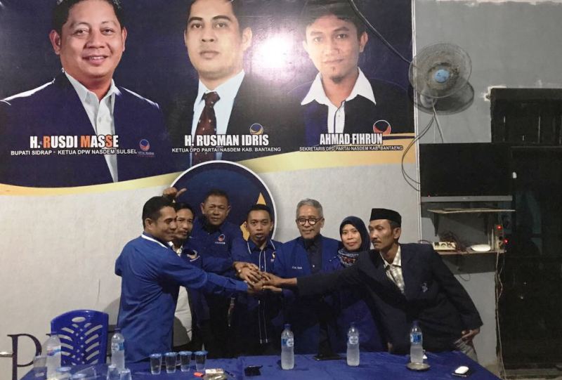 Nasdem Resmi Usung Yasin-Rusdman di Bantaeng