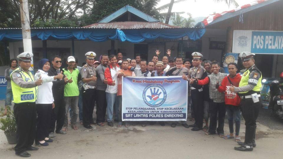 Polres Enrekang Gandeng Tukang Ojek Tekan Lakalantas