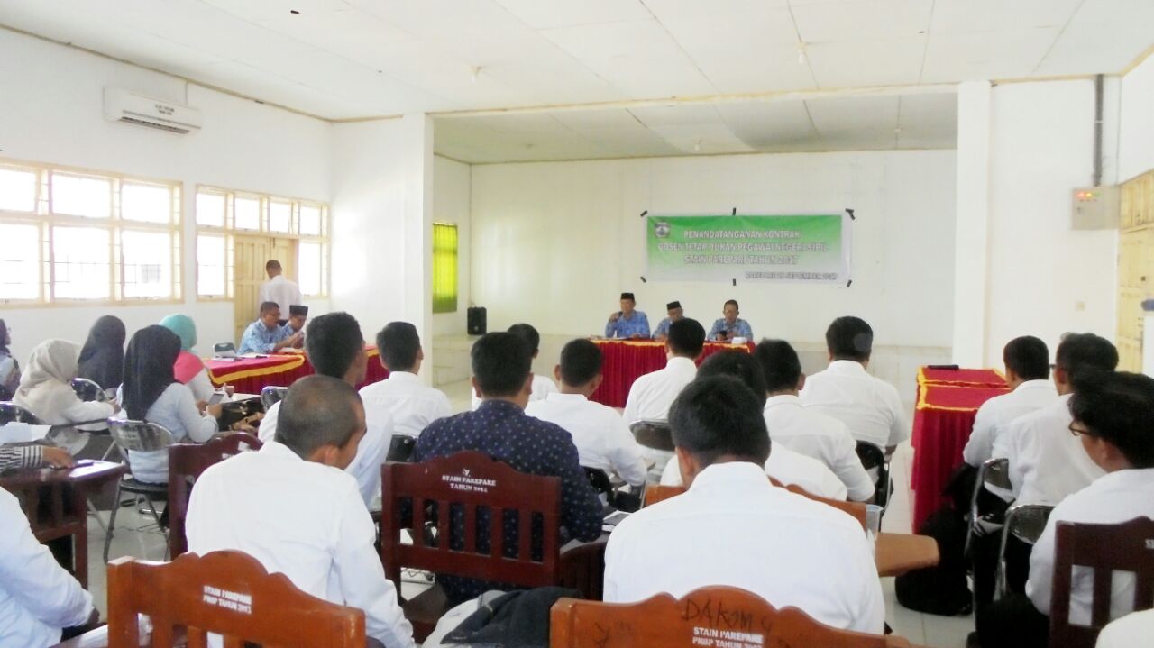 STAIN Parepare Resmi Terima 34 Dosen PPNPN