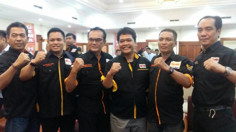 Andin Bahtiar Lantik Pengurus DPD Gema Hanura Sulsel