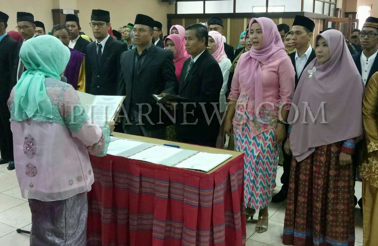 Siap Bertugas, KPUD Parepare Lantik 66 Anggota PPS