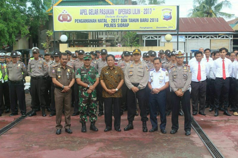 Sidrap Siapkan 333 Personil Gabungan, Amankan Natal dan Tahun Baru