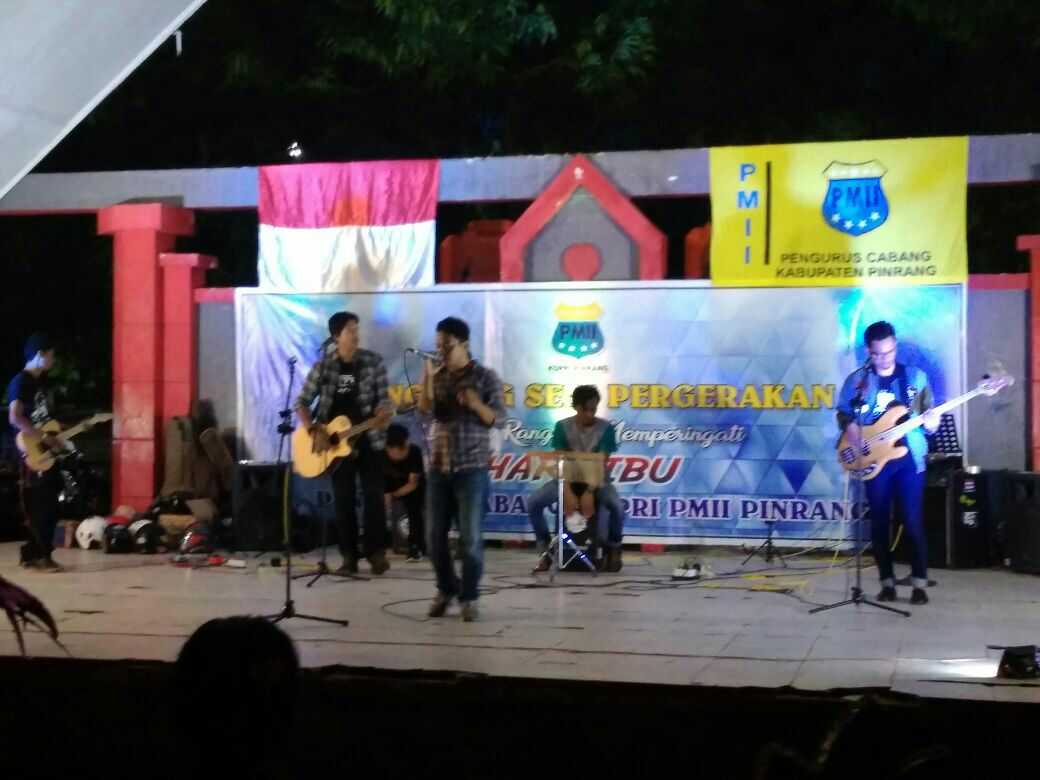 Meriah, PMII Pinrang Gelar Panggung Seni Pergerakan