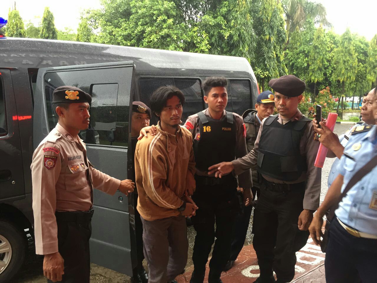 Narapidana teroris, Ahmad Sutrisno tiba di Lapas  Kelas I Makassar