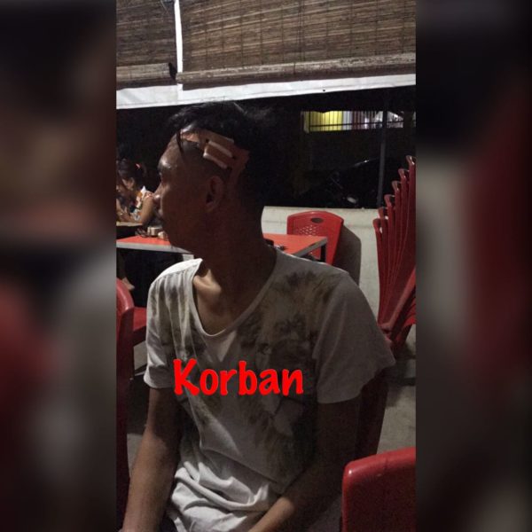 Suami Pukul Teman Duduk Istri di Warkop