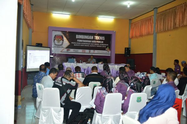 KPUD Sidrap Kumpul PPK, Ini yang Dibahas