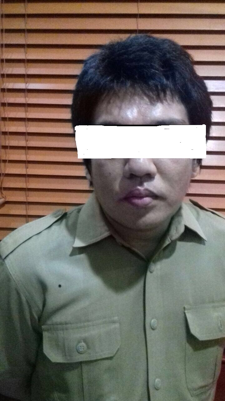 Yus (34), otak di balik penculikan Hanun, balita 18 bulan di Makassar. 
--ist--