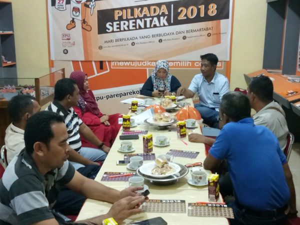 Persiapan Deklarasi Kampanye Damai, KPU Parepare Undang LO Paslon Persiapan Deklarasi Kampanye Damai, KPU Parepare Undang LO Paslon