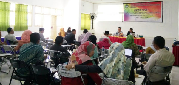 Kepala P2M STAIN Parepare: Perguruan Tinggi Harus Survive Perbaiki SDM