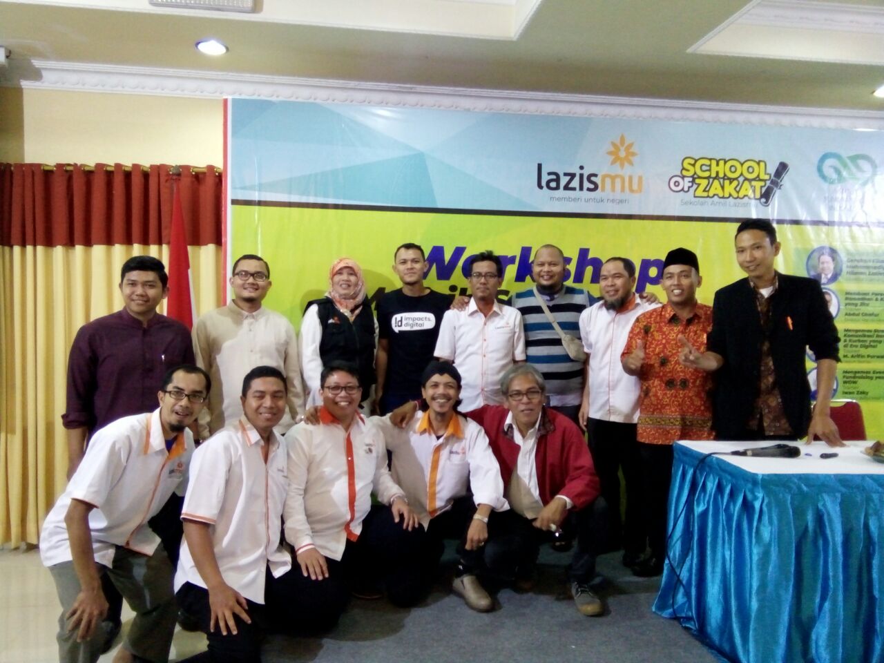 Amil Lazismu Parepare ikut serta pada kegiatan School of Zakat Nasional yang digelar Lazismu Pusat di di Aula KH Ahmad Dahlan, Gedung Dakwah Pimpinan Pusat Muhammadiyah, Jalan Menteng Raya Jakarta, Rabu (21/3).(ist)