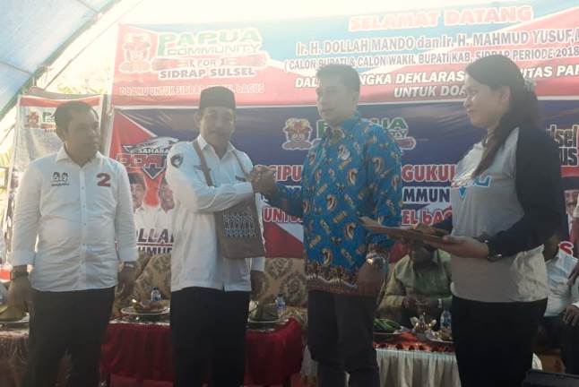 Ini Alasan Papua Community Dukung DoaMu di Pilkada Sidrap
