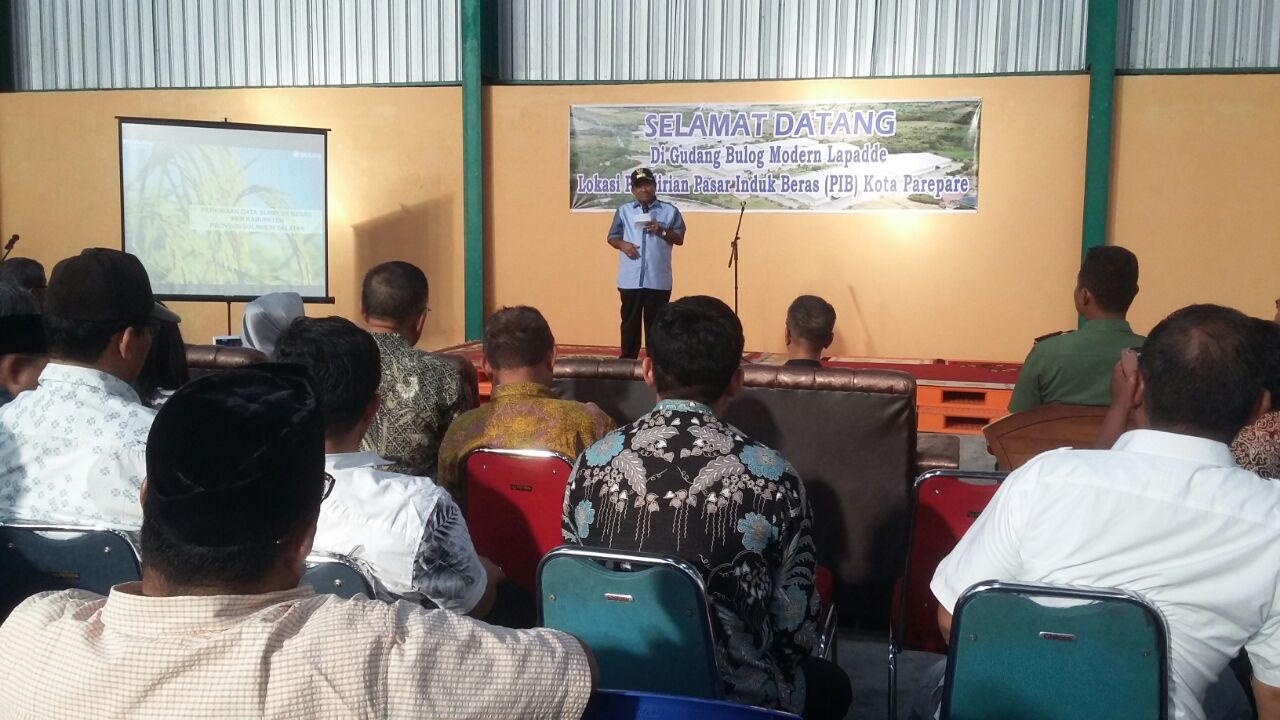 Plt Gubernur Sulsel Tinjau Lokasi Pembangunan Pasar Induk Beras