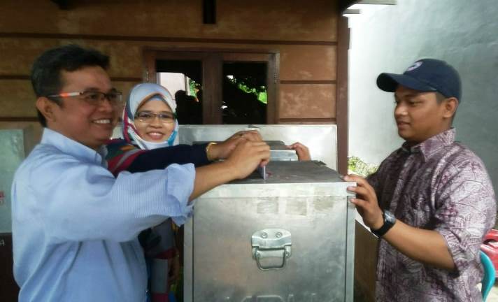 Ketua Tim FAS Nyoblos di TPS 3