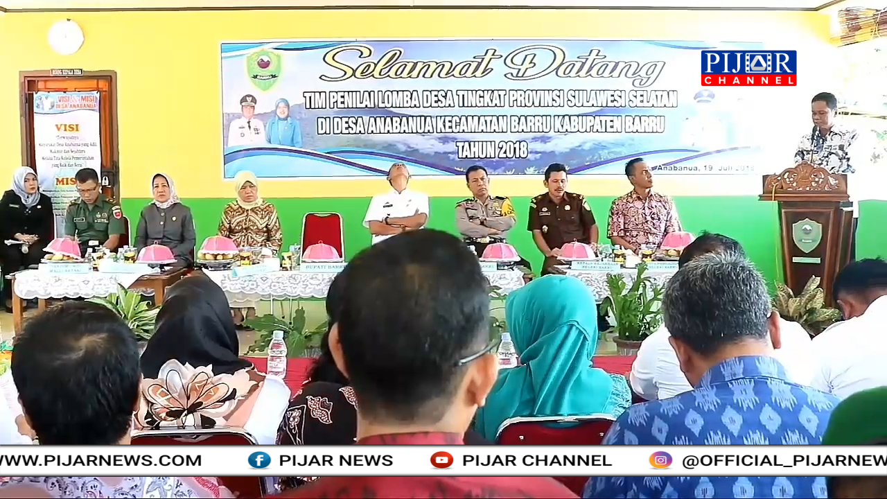 Video Pijar Channel : Desa Anabanua Wakili Barru Pada Lomba Desa Tingkat Provinsi
