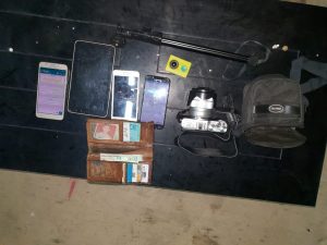 Barang bukti hasil curian.