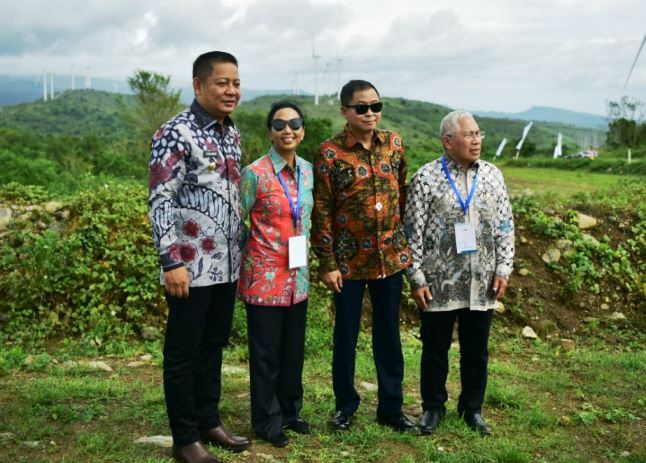 Menteri BUMN Kagumi PLTB Didirikan di Sidrap