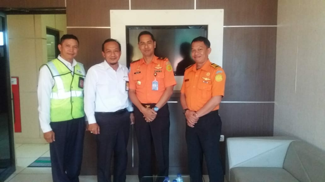 Perkuat Koordinasi, Kepala Basarnas Makassar Kunjungi Otoritas Bandara Sultan Hasanuddin