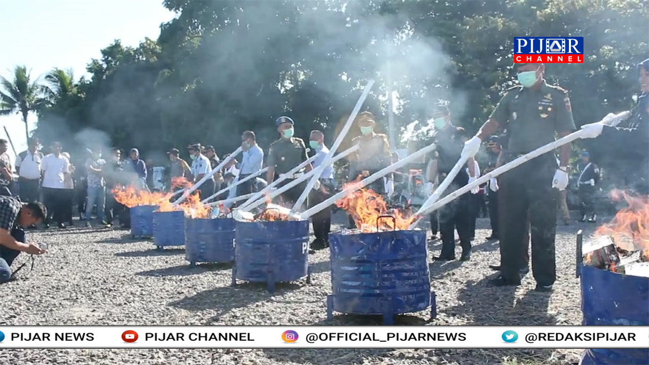 Video Pijar : Bea Cukai Musnahkan Jutaan Batang Rokok Ilegal Senilai Rp2 Miliar