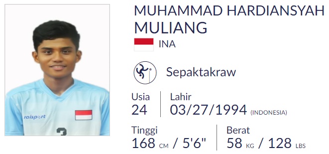 Kapten Takraw Asal Kariango Pinrang Ini Tampil Mengesankan di Asian Games 2018