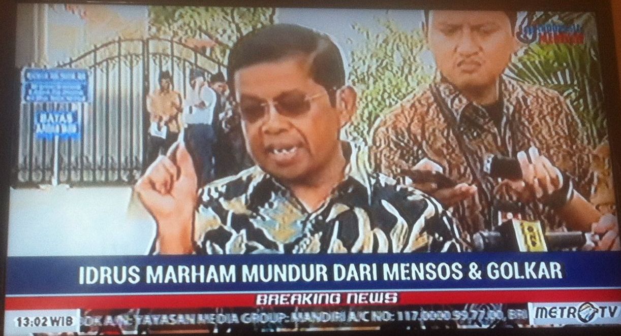 Idrus Marham Mundur dari Kabinet Kerja