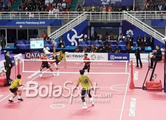 Belum Beruntung, Sepak Takraw Indonesia Takluk dari  Malaysia