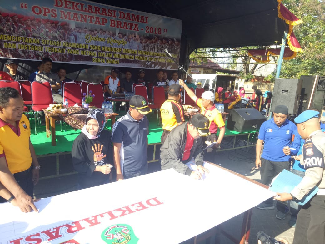 Kapolres Sidrap Ingatkan Jaga Kamtibmas Jelang hingga Pasca Pemilu 2019