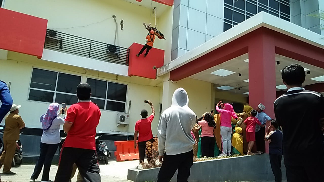 RSUD Lasinrang Simulasi Kesiapsiagaan Tanggap Darurat