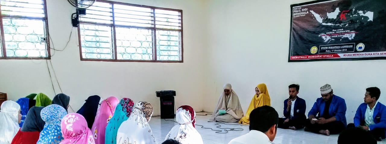 PMII Komisariat Stinula Pinrang Gelar Zikir dan Doa Bersama untuk Korban Gempa di Palu