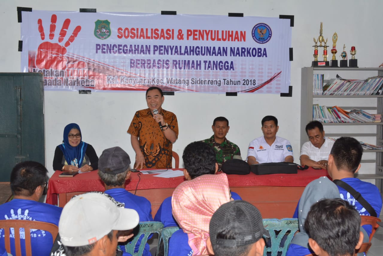 Pemkab Sidrap Gencar Sosialisasi Pencegahan Narkoba Berbasis Rumah Tangga