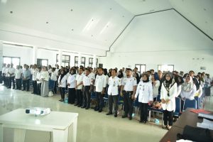 Peserta yang akan melakukan pelatihan keuangan desa.