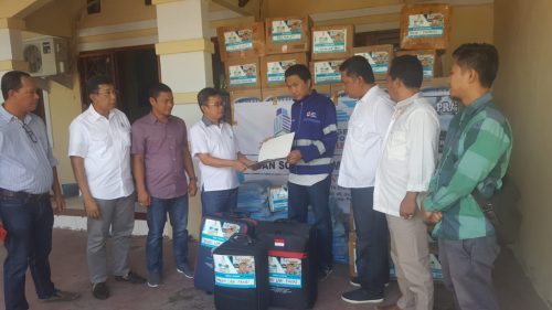 PI Sulsel Salurkan Logistik Gempa lewat PMI