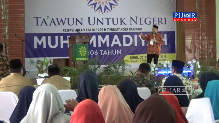 Suasana Milad Muhammadiyah ke 106 di Gedung Islamic Centre Kota Parepare, Senin 26 November 2018.