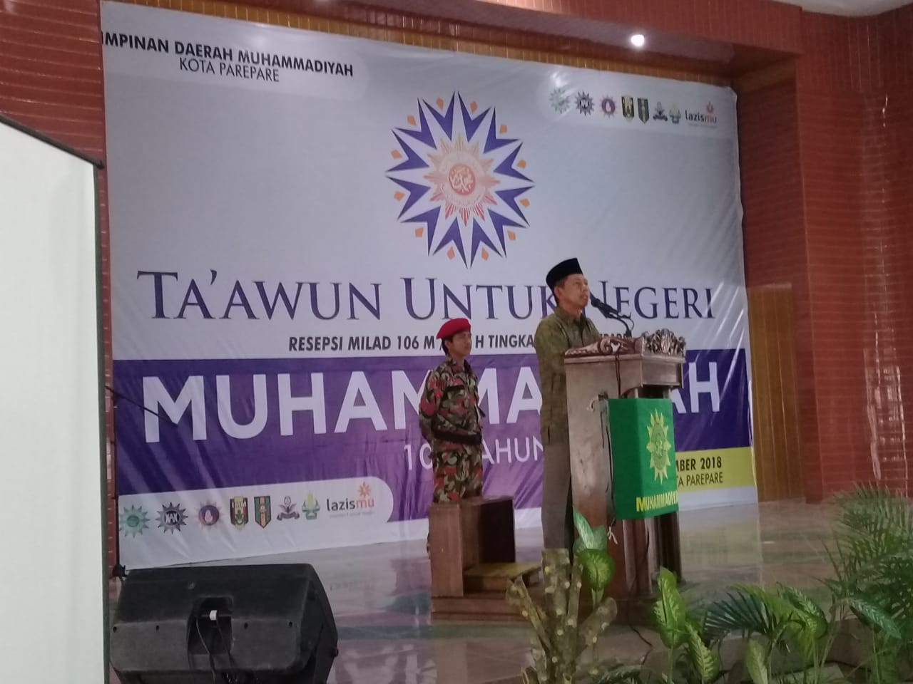 Milad Muhammadiyah ke 106 di Gedung Islamic Centre Kota Parepare, Senin 26 November 2018.