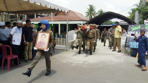 Pemkab Sidrap Gelar Upacara Pelepasan Jenazah Mantan Ketua DPRD Sidrap