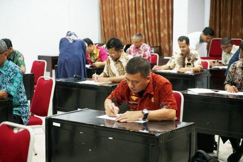 ASN Pemkab Sidrap mengikuti seleksi jabatan di LAN Makassar.