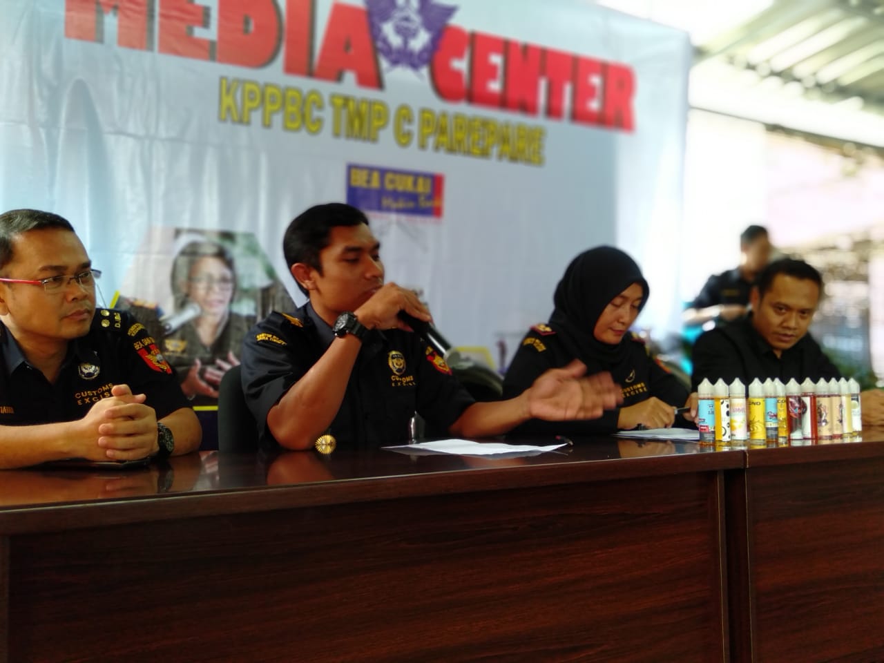 Tahun Ini KPPBC Parepare Perketat Pengawasan Cukai Liquid Vapor