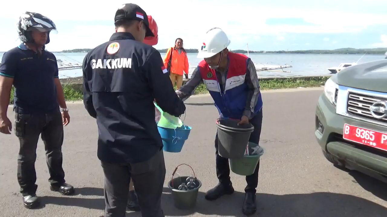 Gakkum LHK Lakukan Investigasi Pencemaran Lingkungan di Perairan Cempae