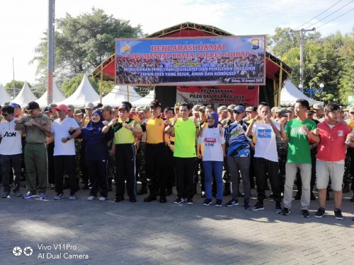 Deklarasi Damai Pemilu 2019, Dollah Mando: Mari Bersama Kita Ciptakan Pemilu Damai