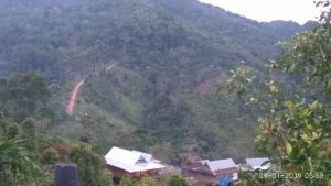 Suasana di Pegunungan Dusun Pasangridi, Desa Leppangeng, Sidrap. 