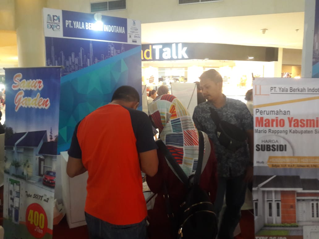 Pengunjung PI Property Expo Tertarik Keunggulan Perumahan Mario Yasmin Sidrap