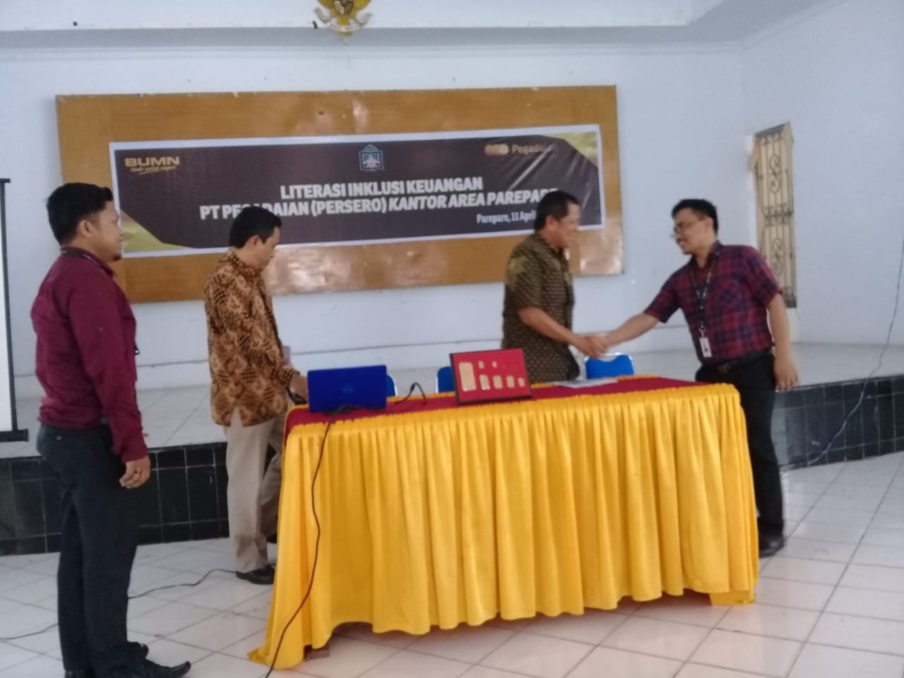 Ratusan Mahasiwa IAIN Parepare Ikuti Sosialisasi dan Literasi Inklusi Keuangan