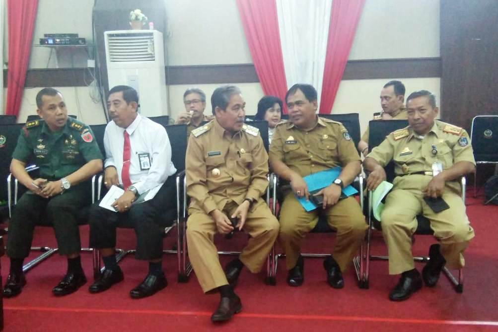 Bupati Sidrap Hadiri Rapat Evaluasi Pembangunan Sulsel Triwulan I 2019