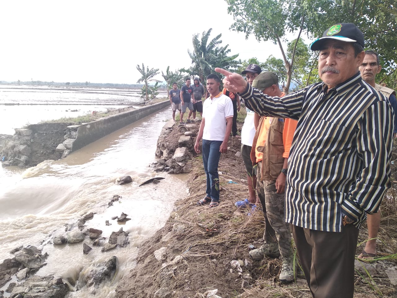 Bupati Sidrap Tinjau Langsung Lokasi yang Terdampak Banjir