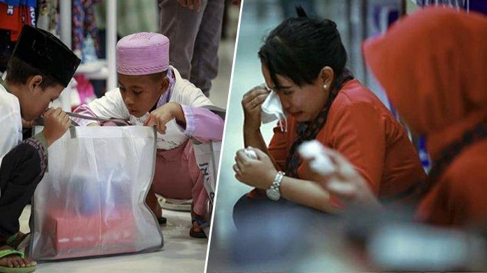 Viral, Kisah Anak Yatim ke Mal Bikin Haru Netizen