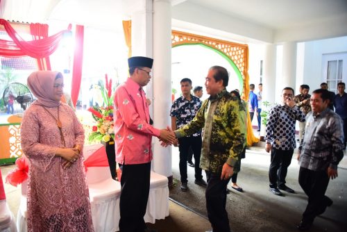 Gubernur Sulsel Sambut Bupati Sidrap dan Forkopimda saat Hadiri Halal Bihalal